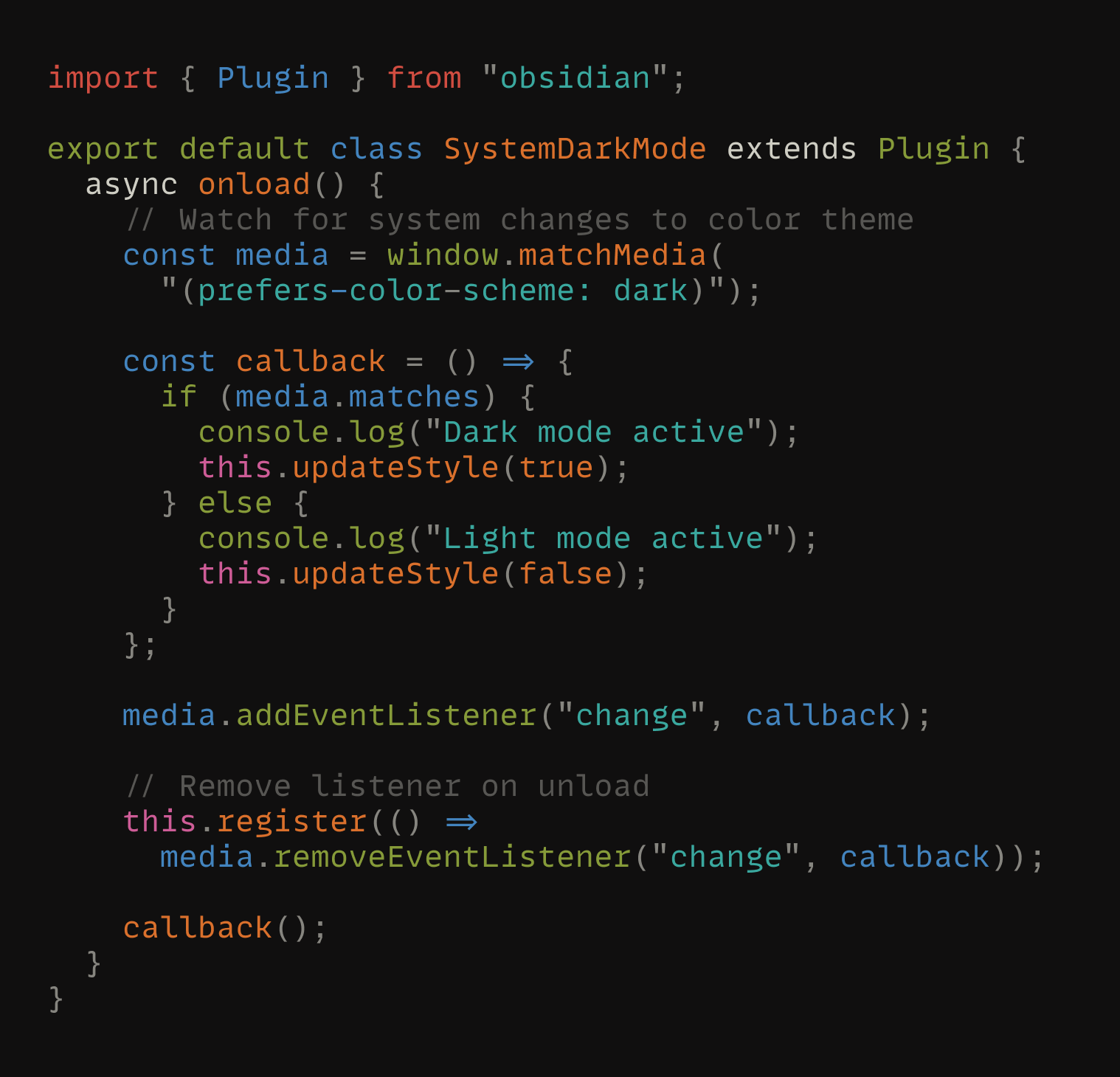 Flexoki highlighting