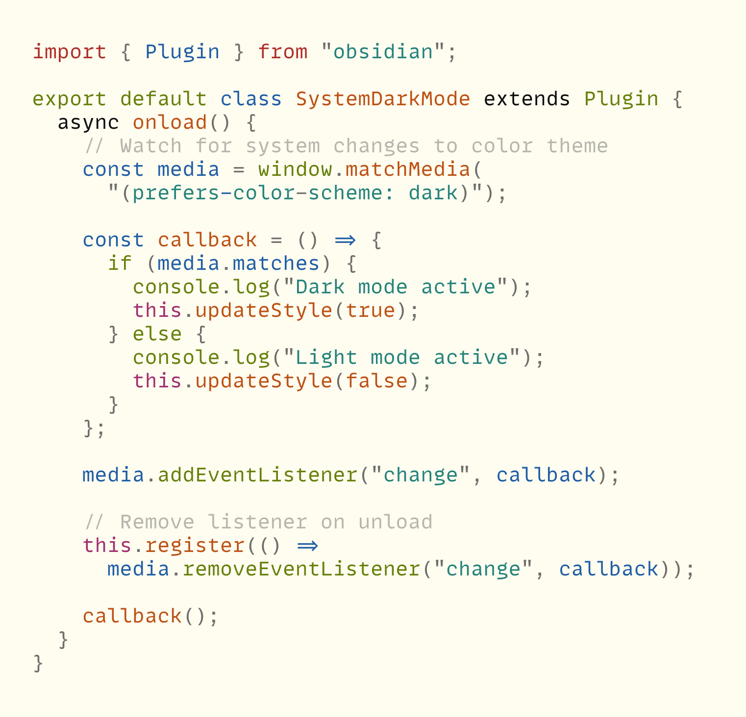 Flexoki highlighting